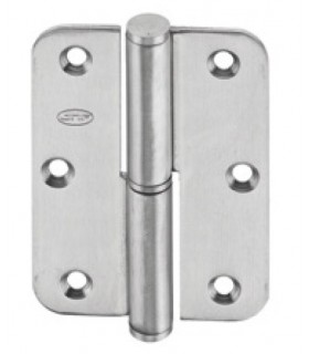 Paumelle 90 x 65 en inox angles arrondis