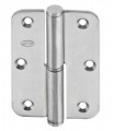 Paumelle 90 x 65 en inox angles arrondis 40 kg