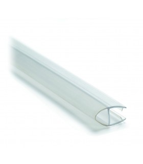 Bagnoxx Joint de douche avec lèvre de 6 mm d'épaisseur de verre joint de remplacement en PVC transparent transparent 100cm 