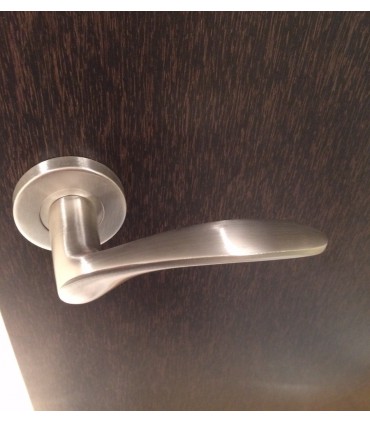 Paire de poignée béquille double en inox série 2042