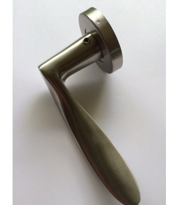 Paire de poignée béquille double en inox série 2042