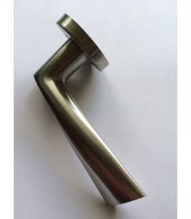 Paire de poignée béquille double en inox série 2041