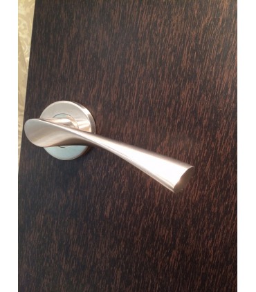 Paire de poignée béquille double en inox série 2041