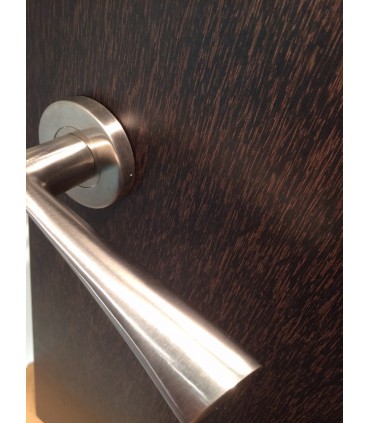 Paire de poignée béquille double en inox série 2041