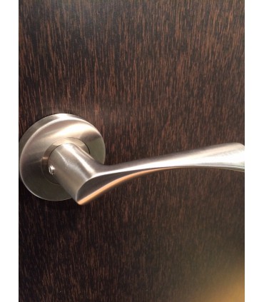 Paire de poignée béquille double en inox série 2041