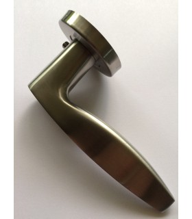 Paire de poignée béquille double en inox série 2041