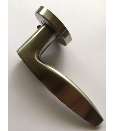 Paire de poignée béquille double en inox série 2041