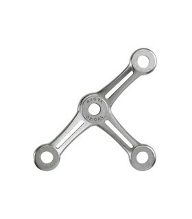 Spider inox trois branches Astra 3 entraxe 150 mm Spider inox trois branches Astra 3 entraxe 150 mm