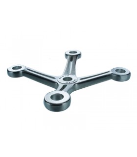 Spider inox quatre branches Astra A entraxe 150 mm Spider inox quatre branches Astra A entraxe 150 mm