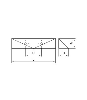 Poignée à facettes série Kares 0306 par Viefe Poignée à facettes série Kares 0306 par Viefe