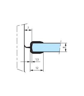 Joint d'étanchéité pour verre  Joint d'étanchéité pour verre