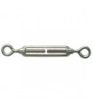 Tendeur oeil double en inox aisi 316 sur tige M5 - M6 ou M8