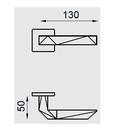 Paire de poignée LUXURY 02 Design par Mauro Ronchi by DND Martinelli