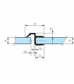 Joint d'étanchéité pour cabine de douche en verre