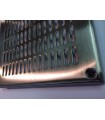 Grille de ventilation en inox avec trous oblongs