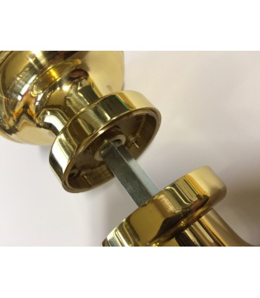 Poignée bouton de porte en laiton massif série Firenze