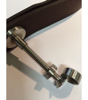 Poingée lanière boucle cuir