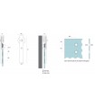 Kit Charriot System pour porte coulissante en verre