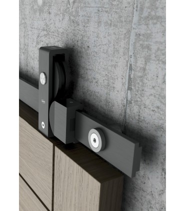 Kit Charriot System pour porte coulissante en bois