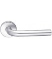 Paire de poignée sur rosace ronde en inox série Braga 30784