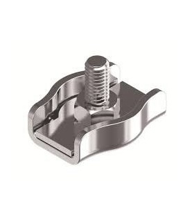 Serre-câble plat en inox 316 diamètre 4 à 6 mm