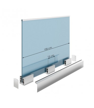 Mâchoire Premium M100 pour verre épaisseur 12.76 à 16.76 mm