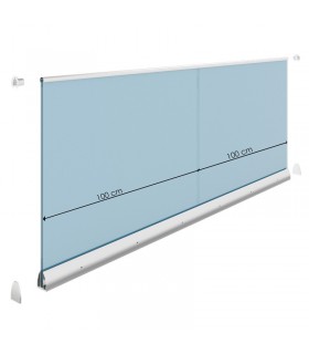 Profil Premium M300 pour verre d'épaisseur 10.76 à 12.76 mm