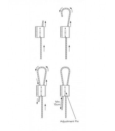 Serre-câble automatique pour câble de 4 à 5 mm