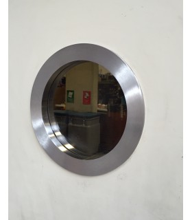 Oculus hublot en inox pour porte d'intérieure  Oculus hublot en inox pour porte d'intérieure