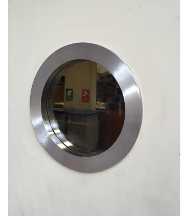 Oculus hublot en inox pour porte d'intérieure 