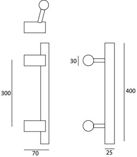 Poignée tublaire série 127 technique