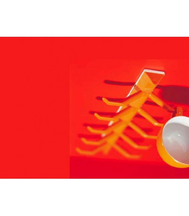 Accroche tasses MILLEPIEDI orange