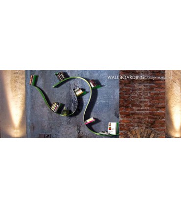 Etagére Wallboarding à mémoires de formes par Motusmentis