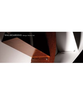 Etagére Wallboarding à mémoires de formes par Motusmentis