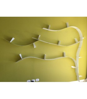 Etagére Wallboarding à mémoires de formes par Motusmentis