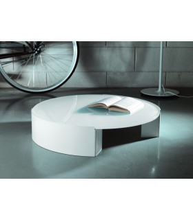 Table basse ronde Moon par Motusmentis