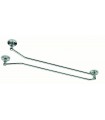 Râtelier a verre simple sur plots inox brossé Râtelier a verre simple sur plots inox brossé