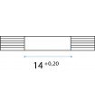 Fixation ponctuelle en inox Ø 19, 25 ou 32 mm pour épaisseur 5 à 12 mm