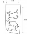 Etagére Wallboarding à mémoires de formes par Motusmentis