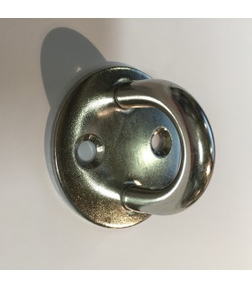 Pontet inox sur platine ronde Pontet inox sur platine ronde