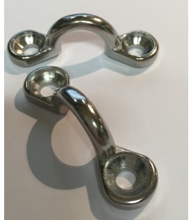 Pontet décoratif en inox forgé 316 poli brillant Pontet décoratif en inox forgé 316 poli brillant