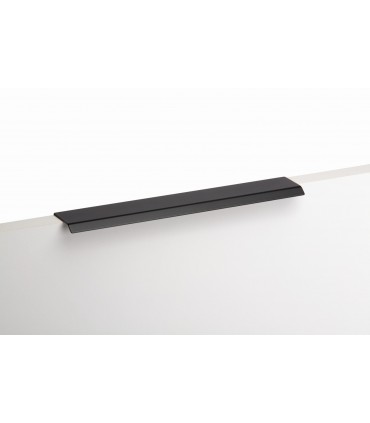 Poignée tirette série Curve noir mat