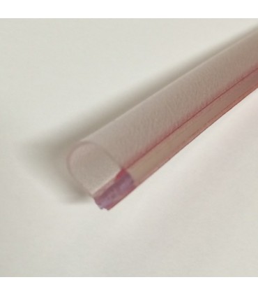 Joint d'étanchéité à coller sur le chant de la porte en verre