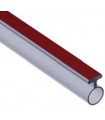 Joint d'étanchéité à coller sur le chant bas de la porte en verre Joint d'étanchéité à coller sur le chant bas de la porte en verre