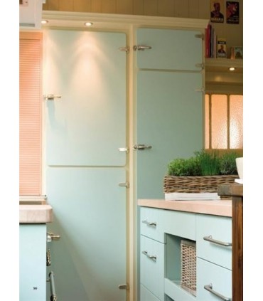 Poignée verrou pour porte type chambre froide