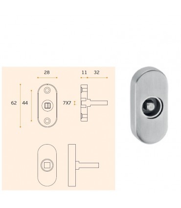 Rosace de sécurité pour fenêtre