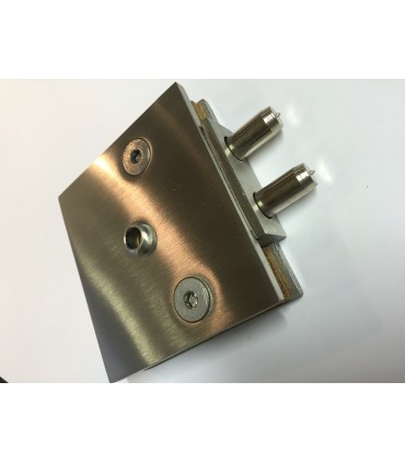 Serrure extra plate pour porte en verre