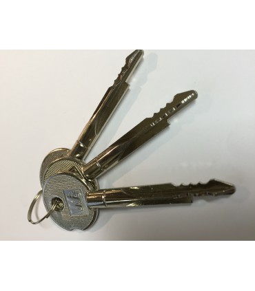 Serrure extra plate pour porte en verre