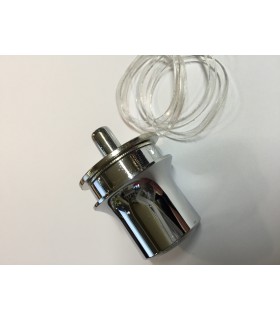 Serrure poussoir pour porte coulissante de vitrine en verre