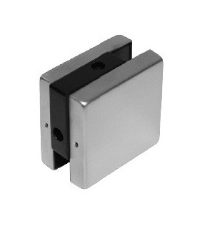 Fixation d'angle pour imposte en verre